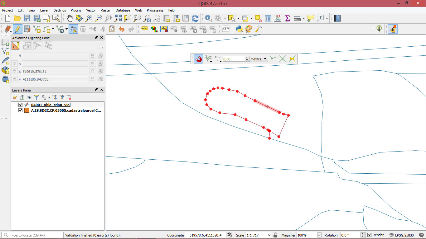 QGIS 2.99 Ayudas para la edición geométrica