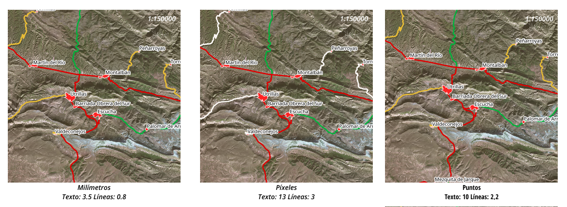 Ejemplo de Unidades para simbología/etiquetado dinámicos