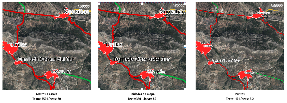 Ejemplo de Unidades para simbología/etiquetado dinámico